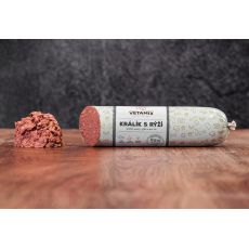 Saláma králik s ryžou 850g