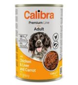 Calibra dog Adult Premium Kura & pečeň 1240 g